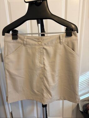 Callaway Cream A-Line Golf Skort